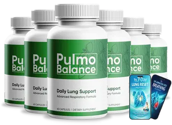 Pulmo Balance 6 bottle pack with 2 free bonus eBooks โ best value 180-day supply